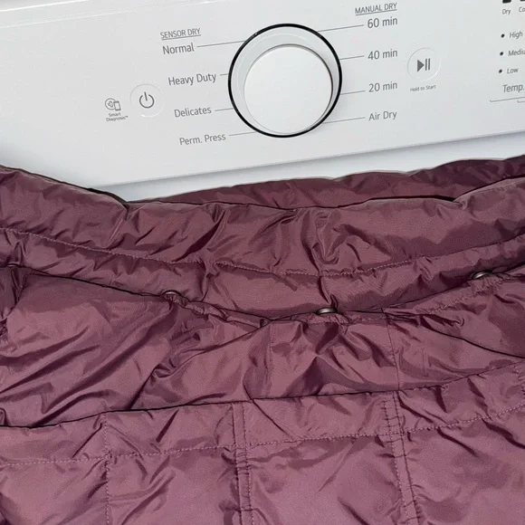 Eileen Fisher Plum/Eggplant Hooded Puffer Vest - Picture 6 of 9